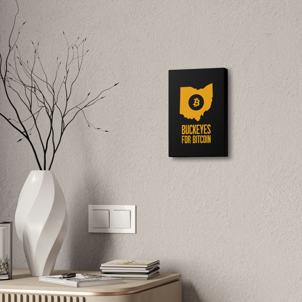 Buckeyes for Bitcoin | Wall Canvas