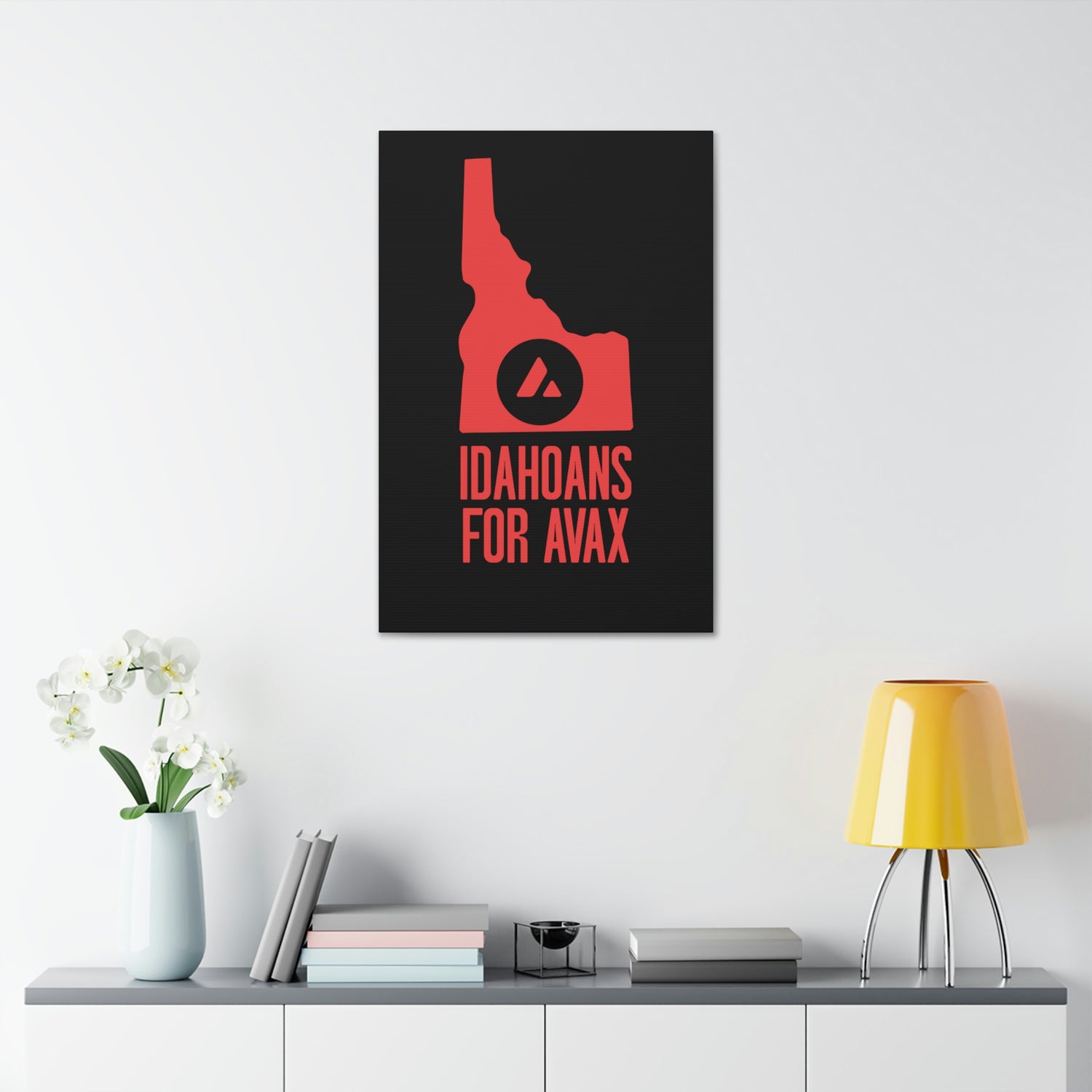 Idahoans for Avax | Wall Canvas