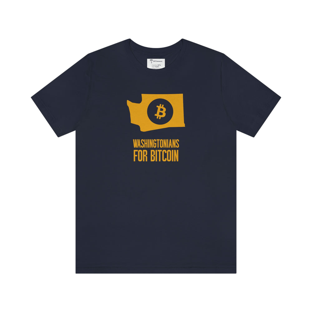 Washingtonians State for Bitcoin | T-Shirt