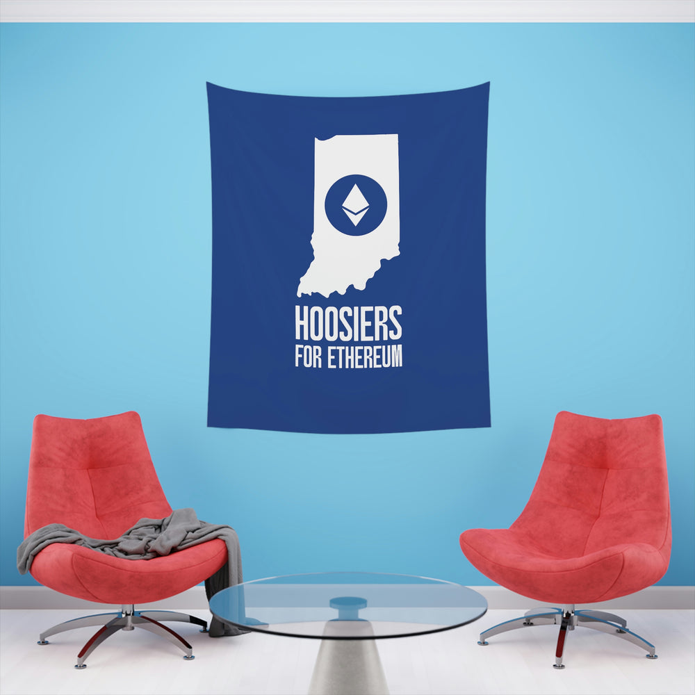 Hoosiers for Ethereum | Wall Tapestry