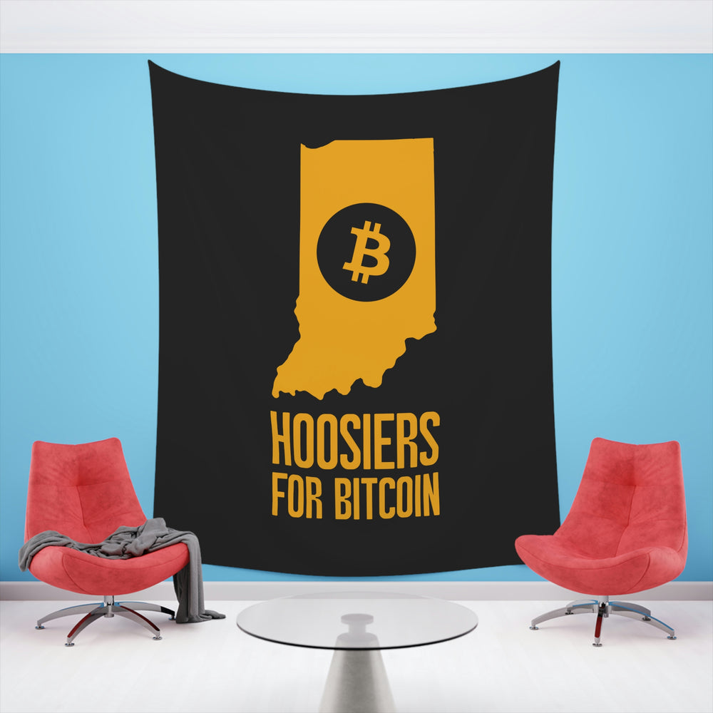 Hoosiers for Bitcoin | Wall Tapestry