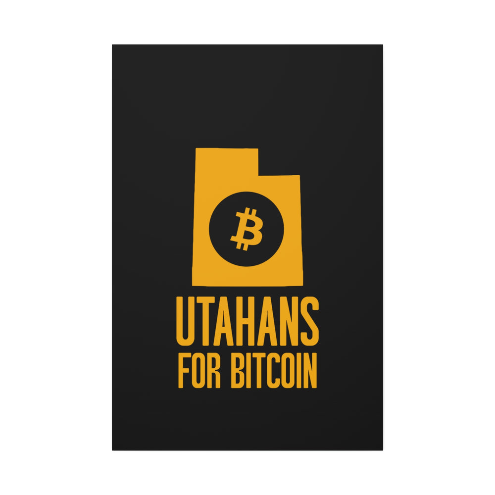 Utahans for Bitcoin | Wall Canvas