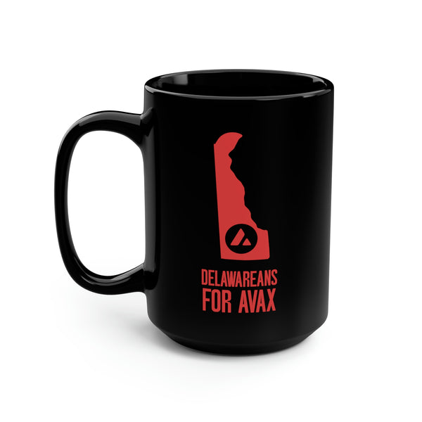 Delawareans for Avax | Black Mug