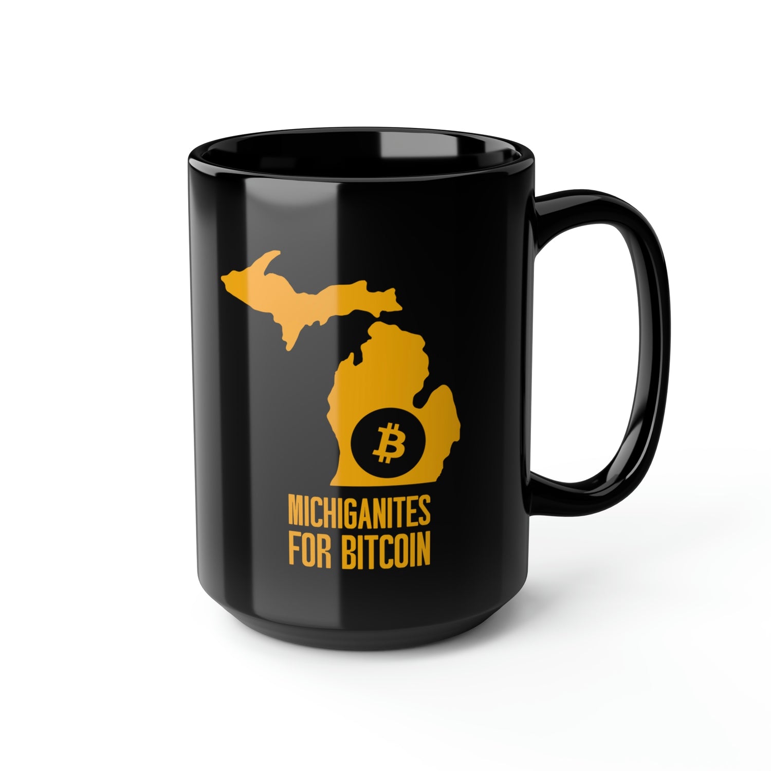 Michiganites for Bitcoin | Black Mug