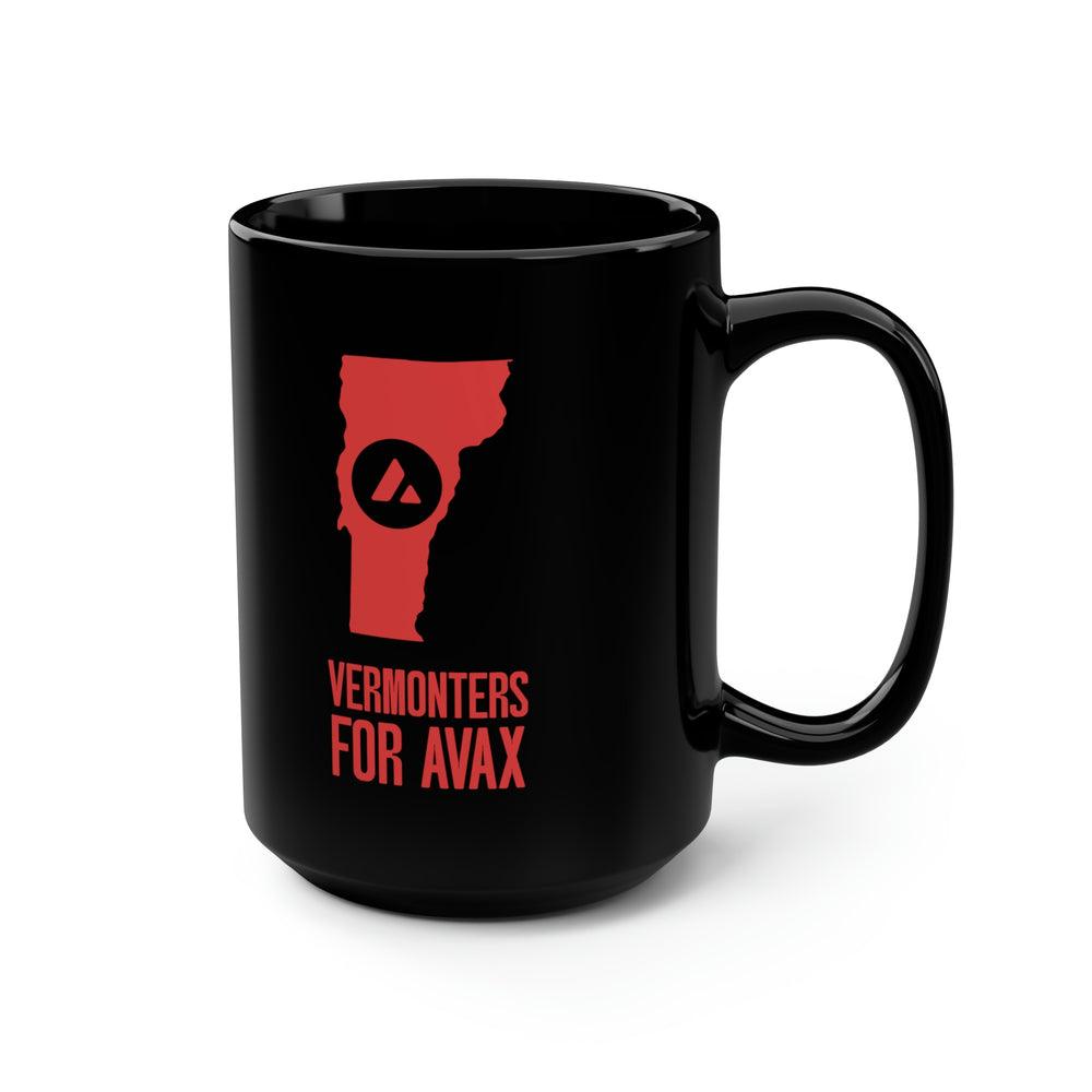 Vermonters for Avax | Black Mug