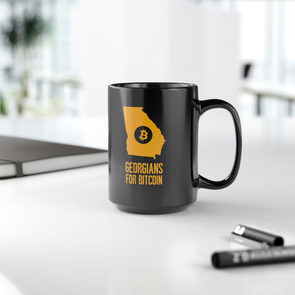 Georgians for Bitcoin | Black Mug