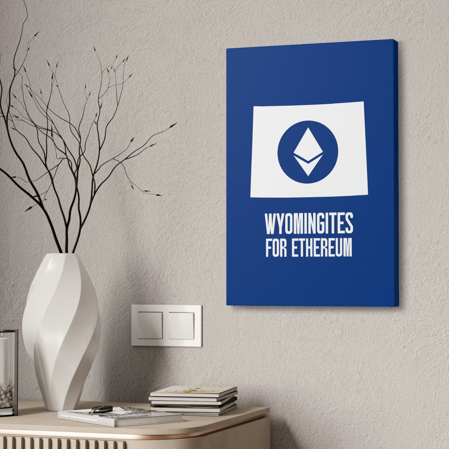 Wyomingites for Ethereum | Wall Canvas