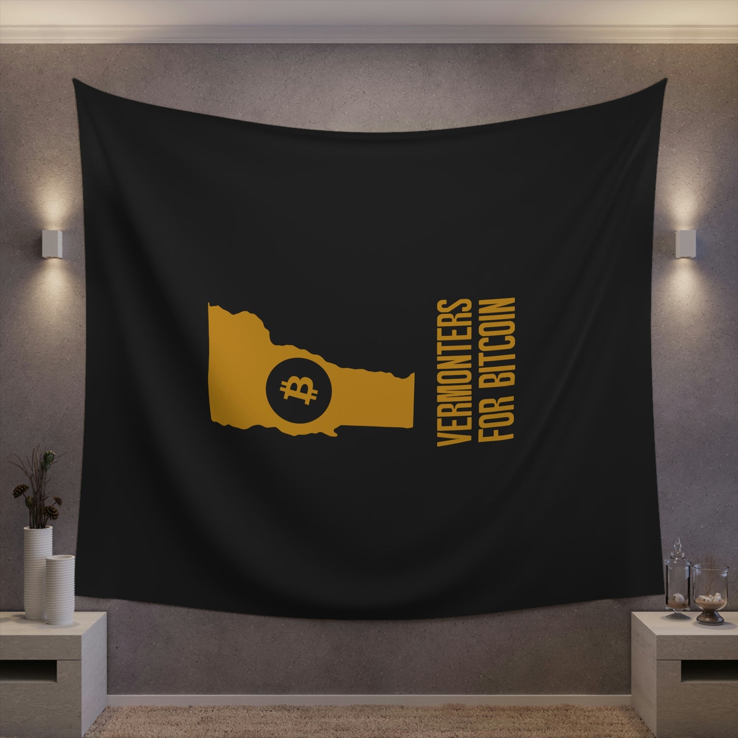 Vermonters for Bitcoin | Wall Tapestry