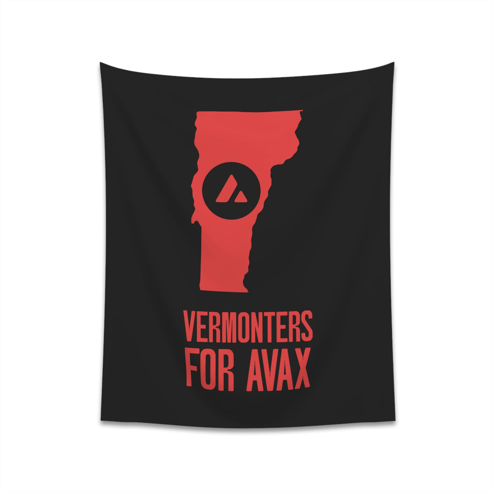 Vermonters for Avax | Wall Tapestry