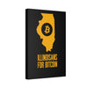 Illinoisans for Bitcoin | Wall Canvas