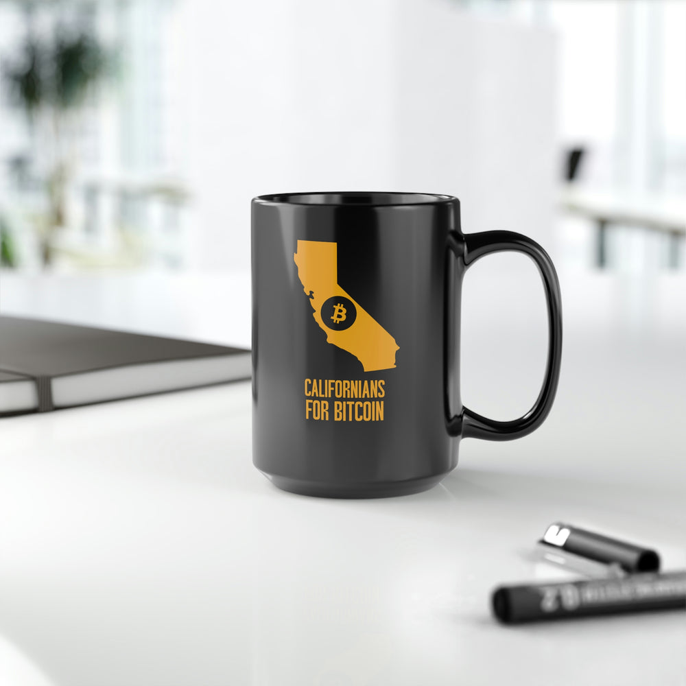 Californians for Bitcoin | Black Mug