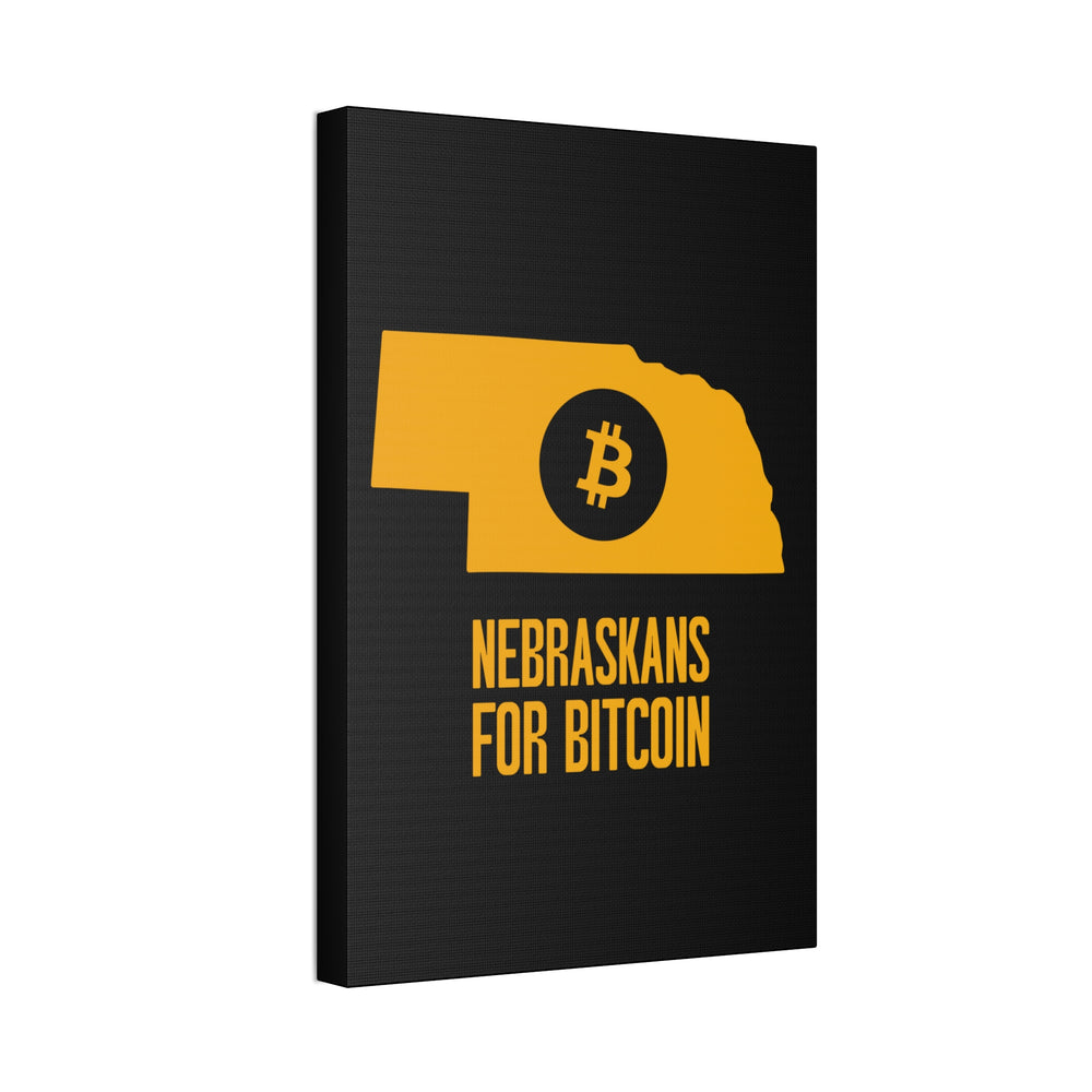 Nebraskans for Bitcoin | Wall Canvas