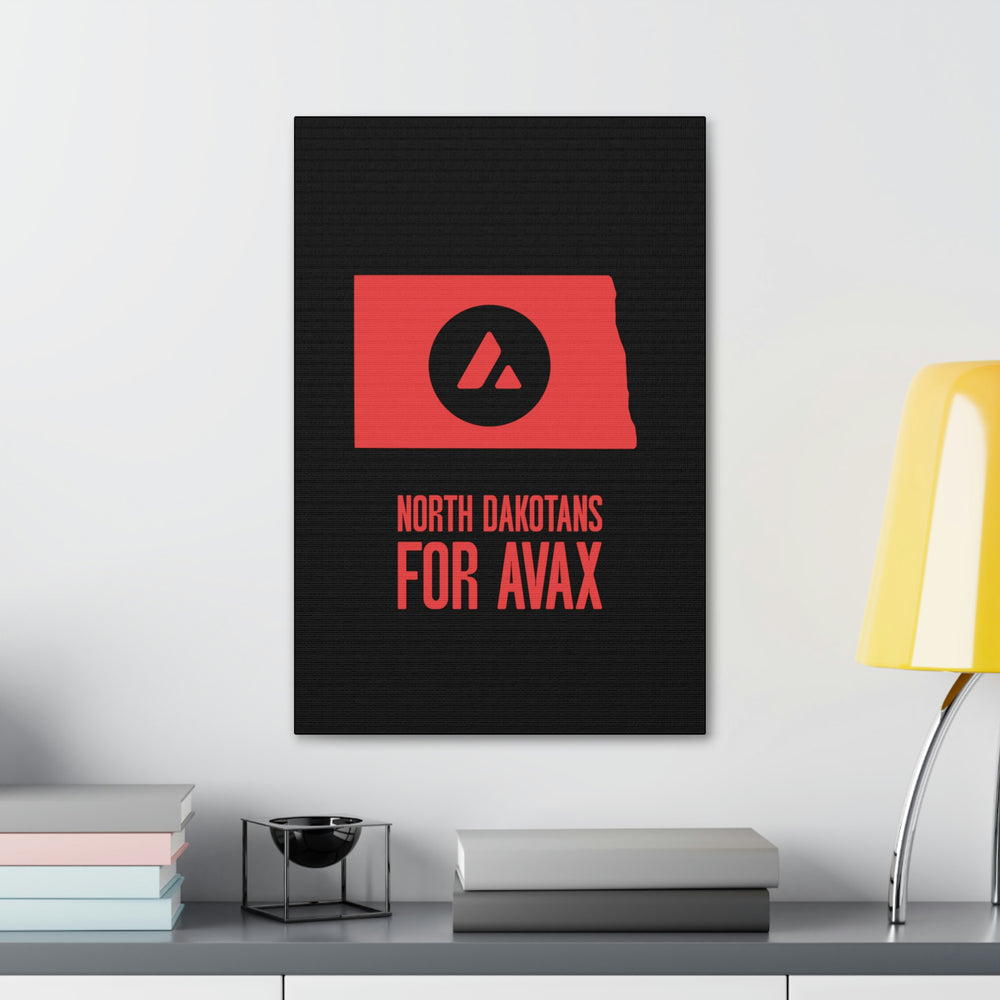 North Dakotans for Avax | Wall Canvas