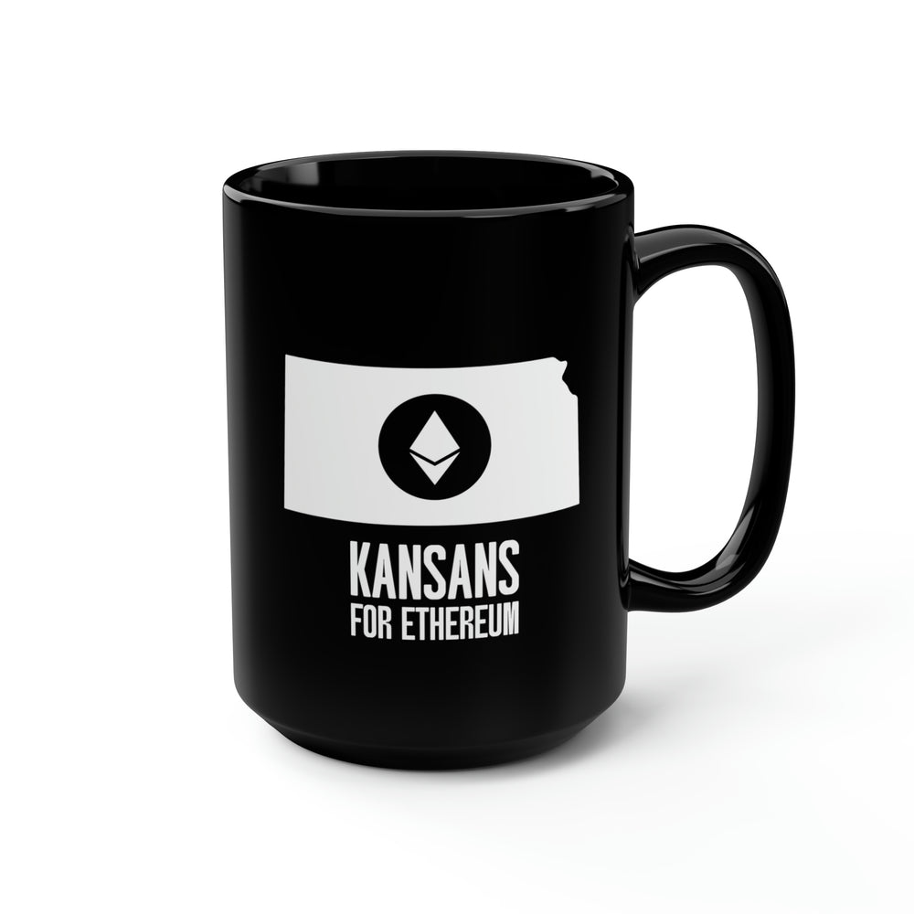 Kansans for Ethereum | Black Mug