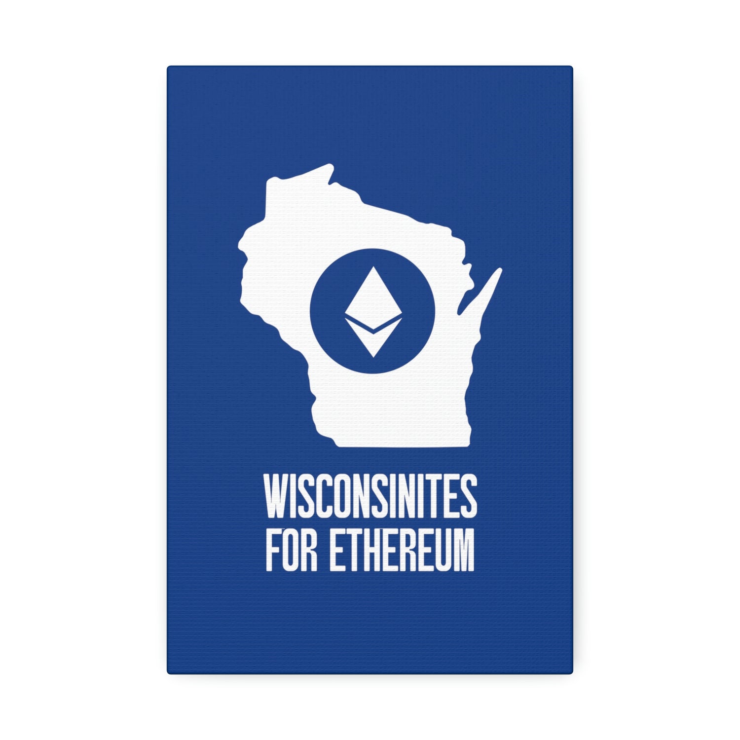 Wisconsinites for Ethereum | Wall Canvas