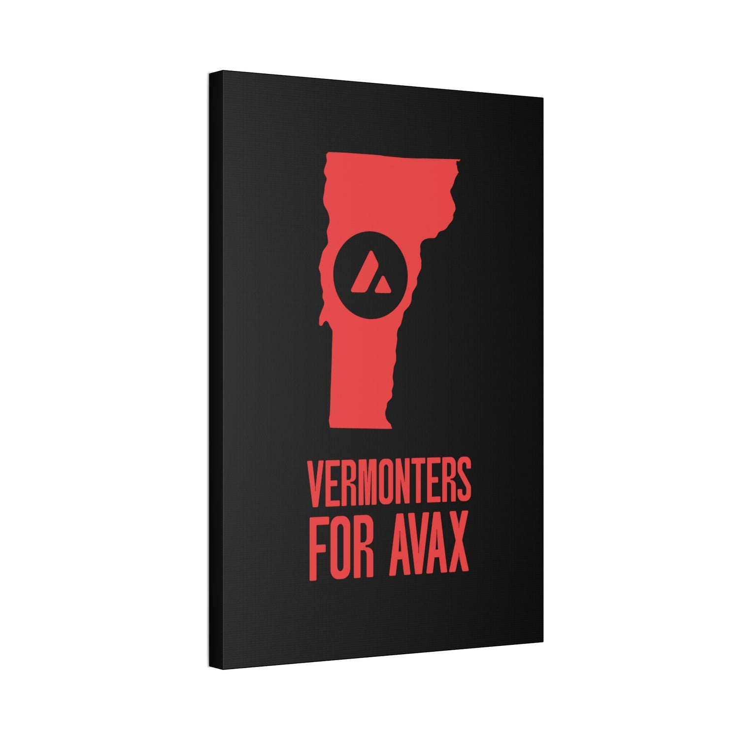 Vermonters for Avax | Wall Canvas