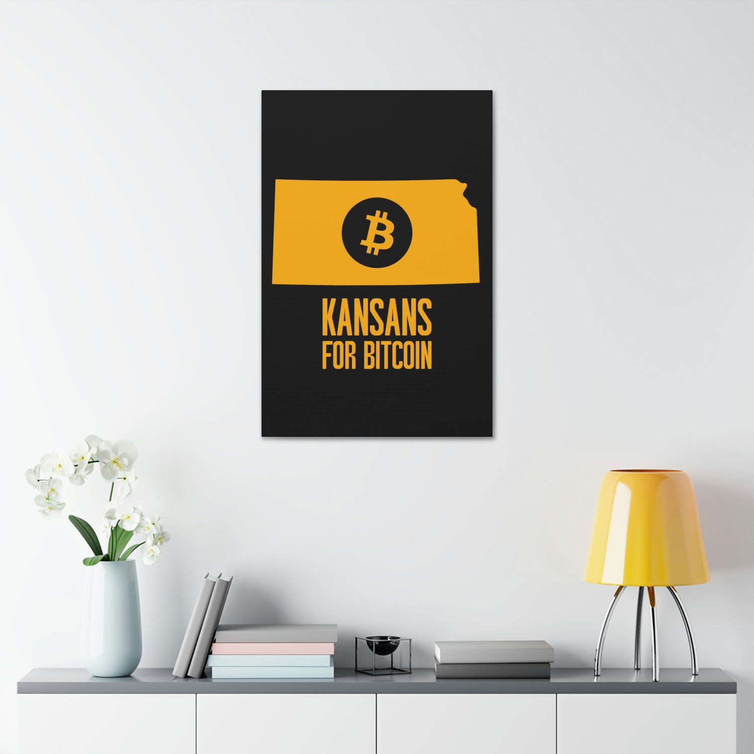 Kansans for Bitcoin | Wall Canvas