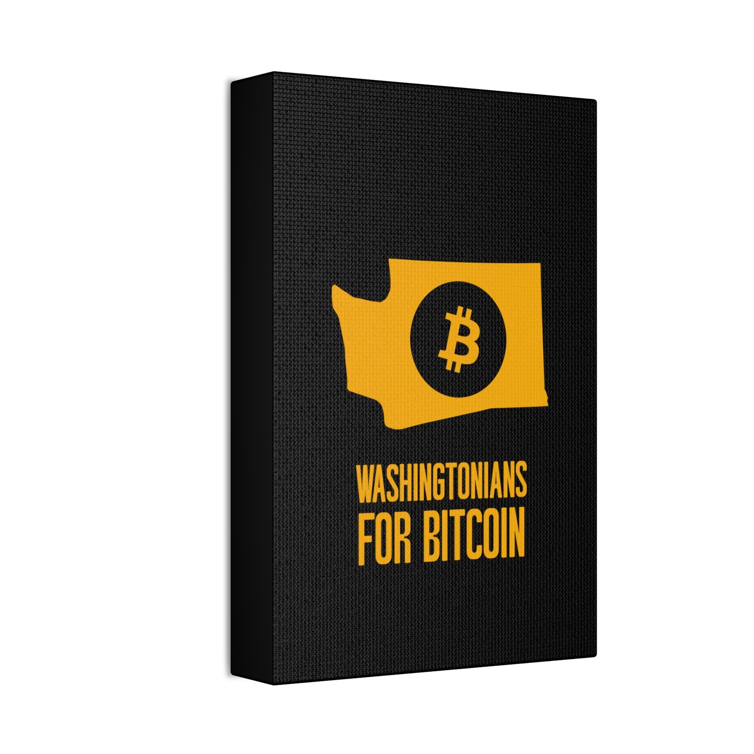 Washingtonians State for Bitcoin | Wall Canvas