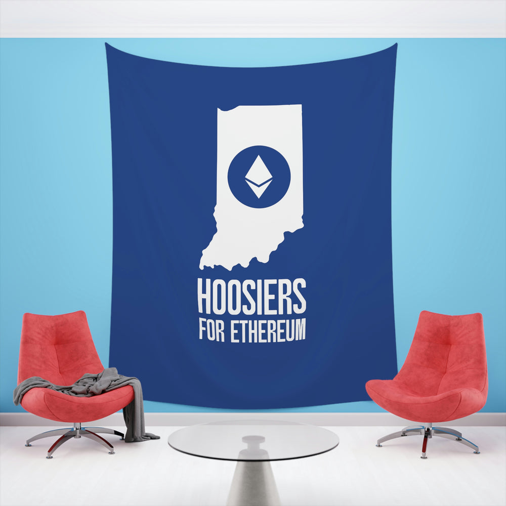 Hoosiers for Ethereum | Wall Tapestry