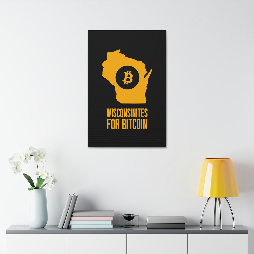 Wisconsinites for Bitcoin | Wall Canvas