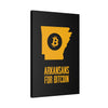 Arkansans for Bitcoin | Wall Canvas