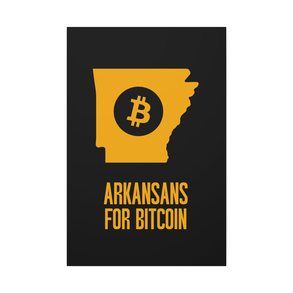 Arkansans for Bitcoin | Wall Canvas