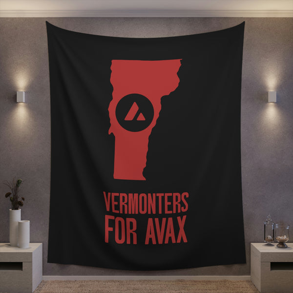 Vermonters for Avax | Wall Tapestry