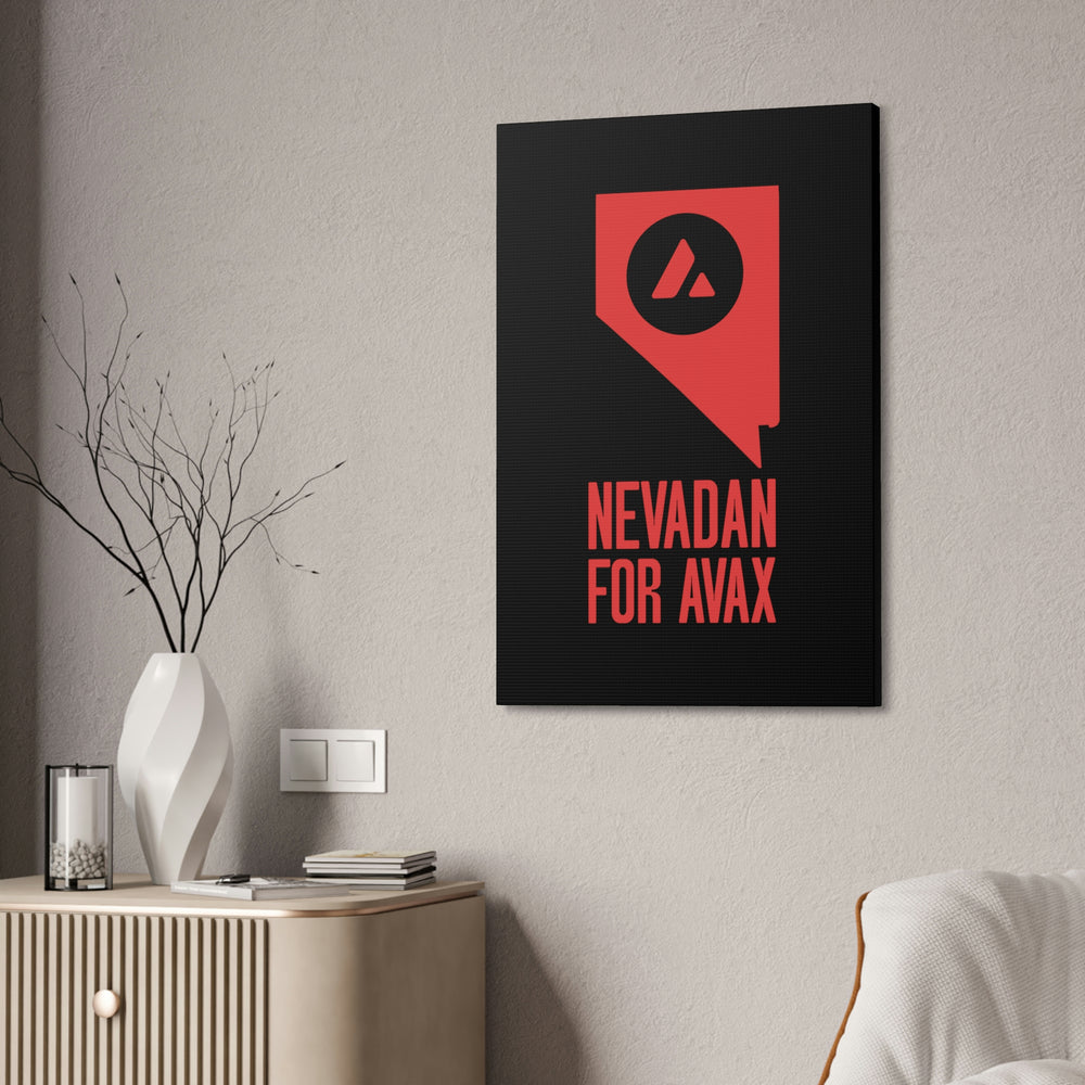 Nevadan for Avax | Wall Canvas