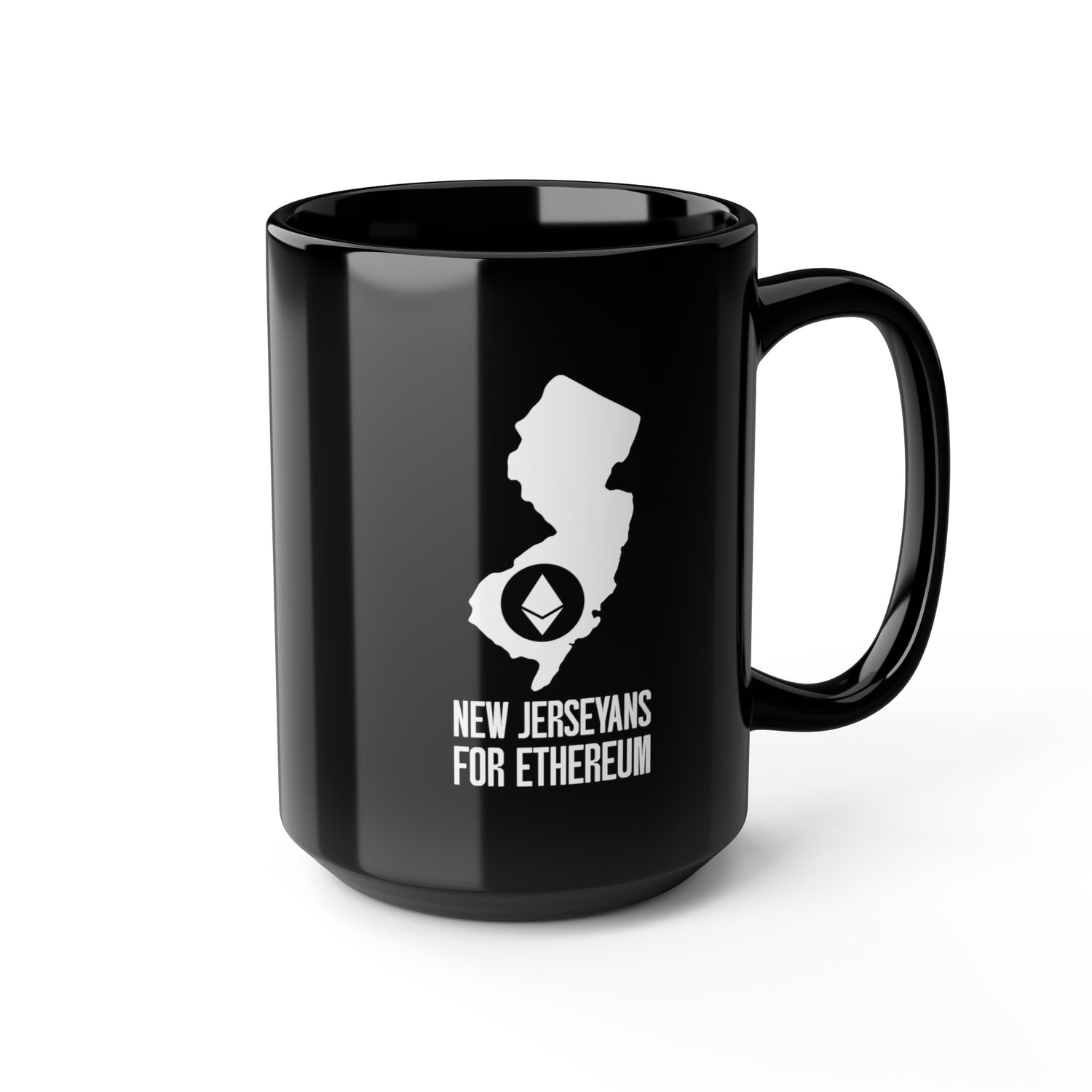 New Jerseyans for Ethereum | Black Mug