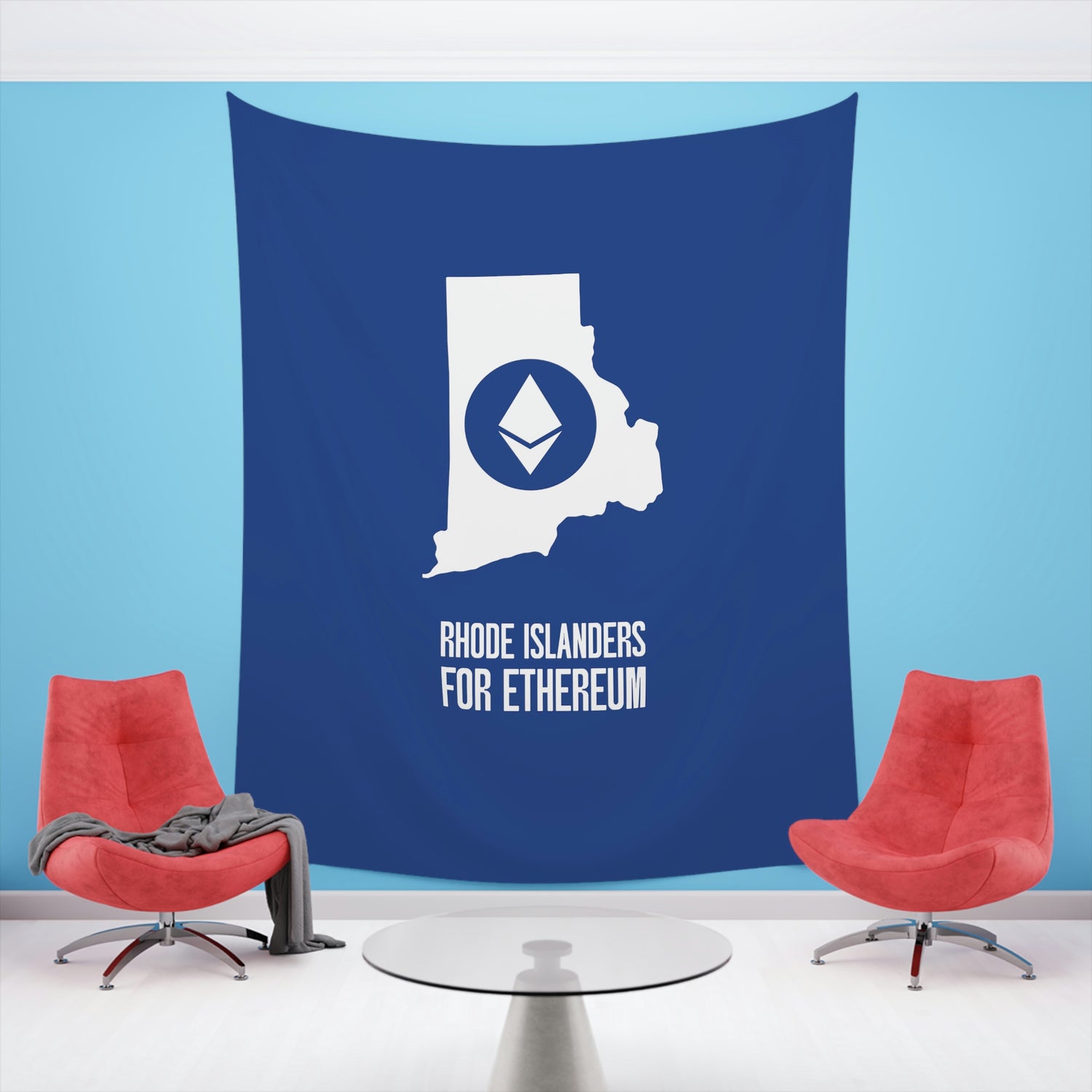 Rhode Islanders for Ethereum | Wall Tapestry