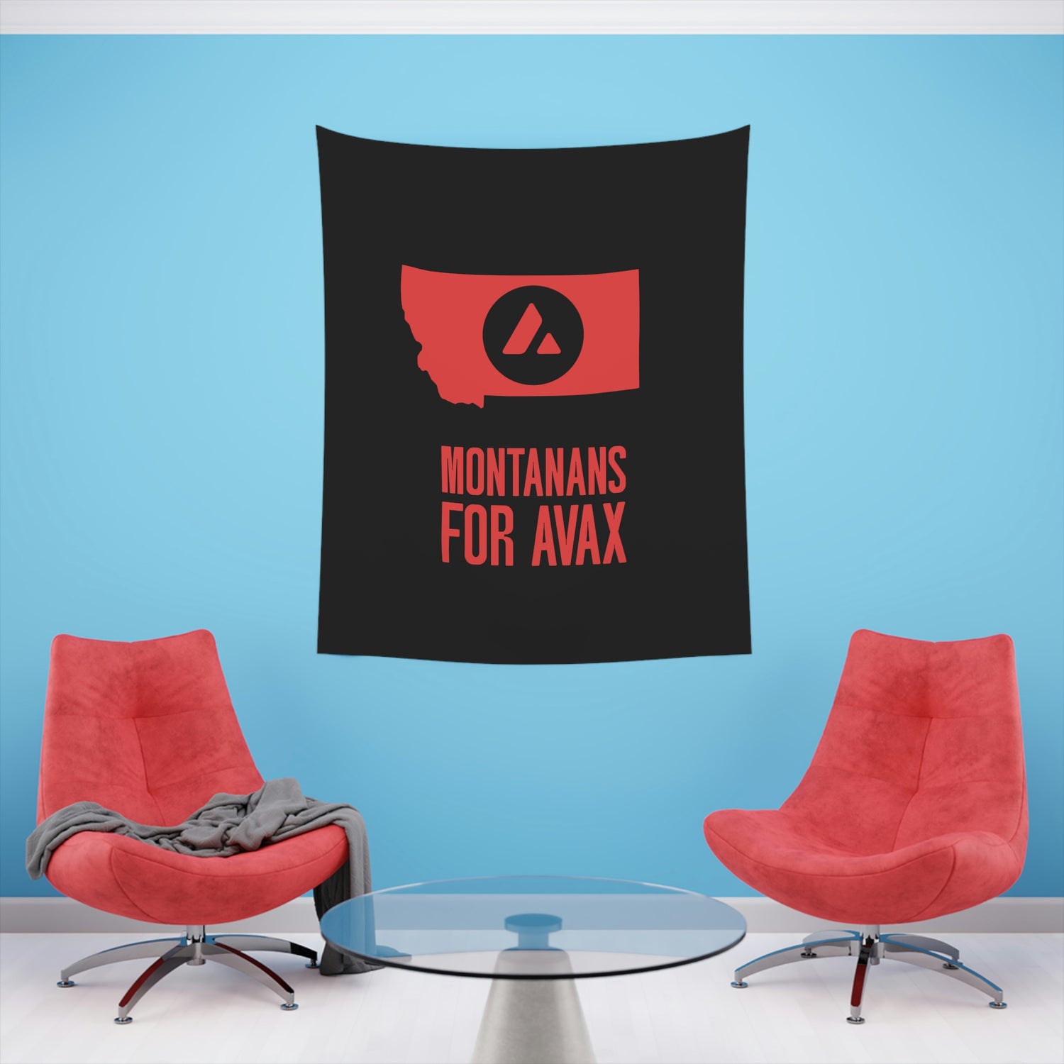 Montanans for Avax | Wall Tapestry