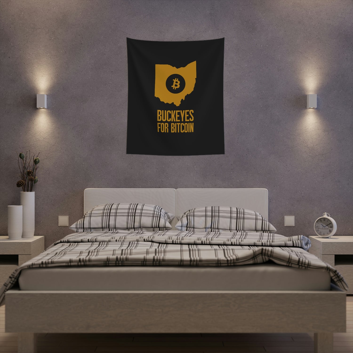 Buckeyes for Bitcoin | Wall Tapestry