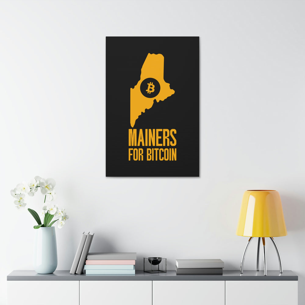 Mainers for Bitcoin | Wall Canvas