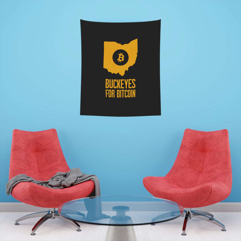 Buckeyes for Bitcoin | Wall Tapestry