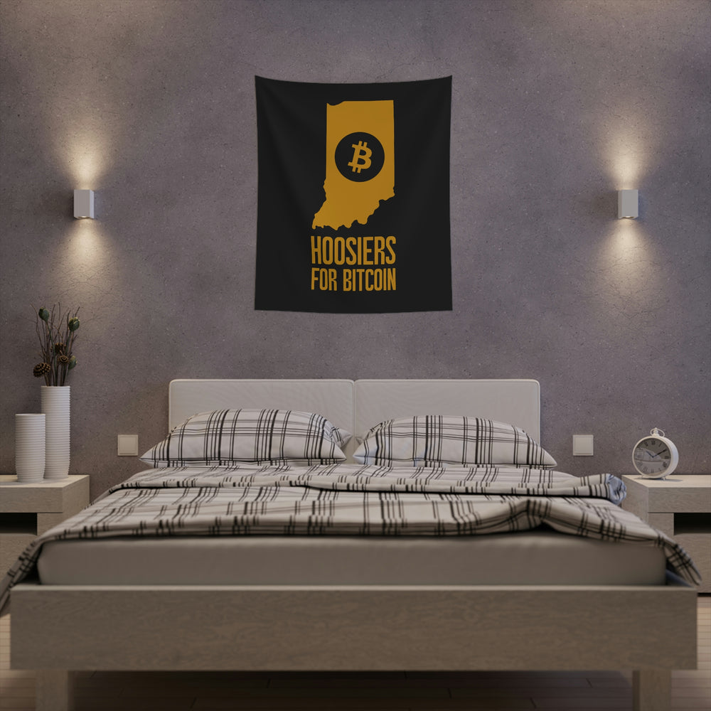 Hoosiers for Bitcoin | Wall Tapestry