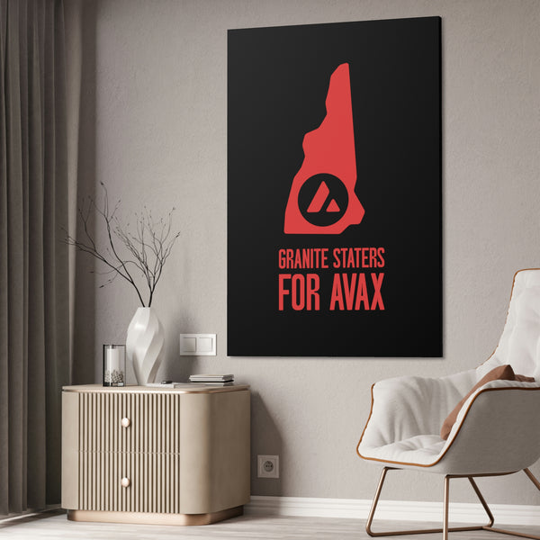 Granite Staters for Avax | Wall Canvas