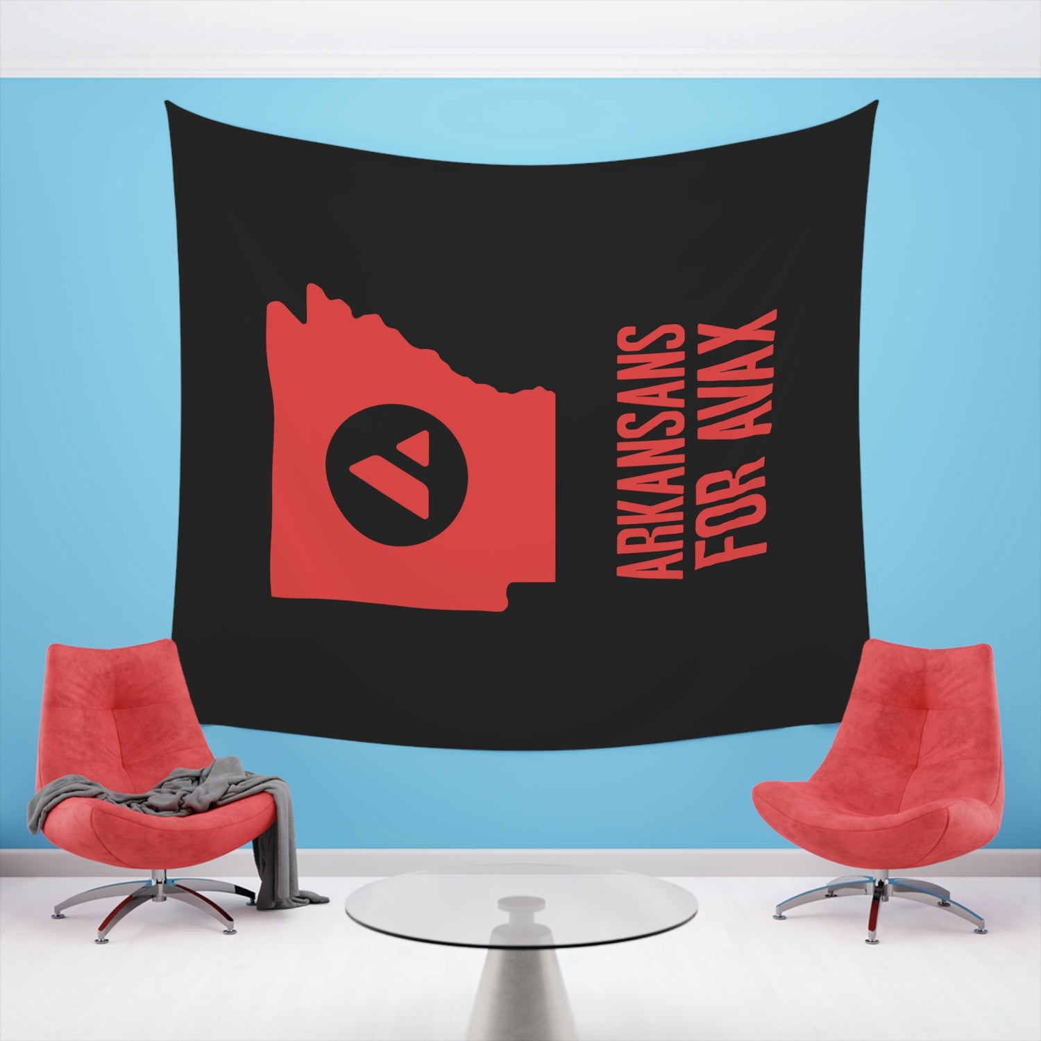 Arkansans for Avax | Wall Tapestry