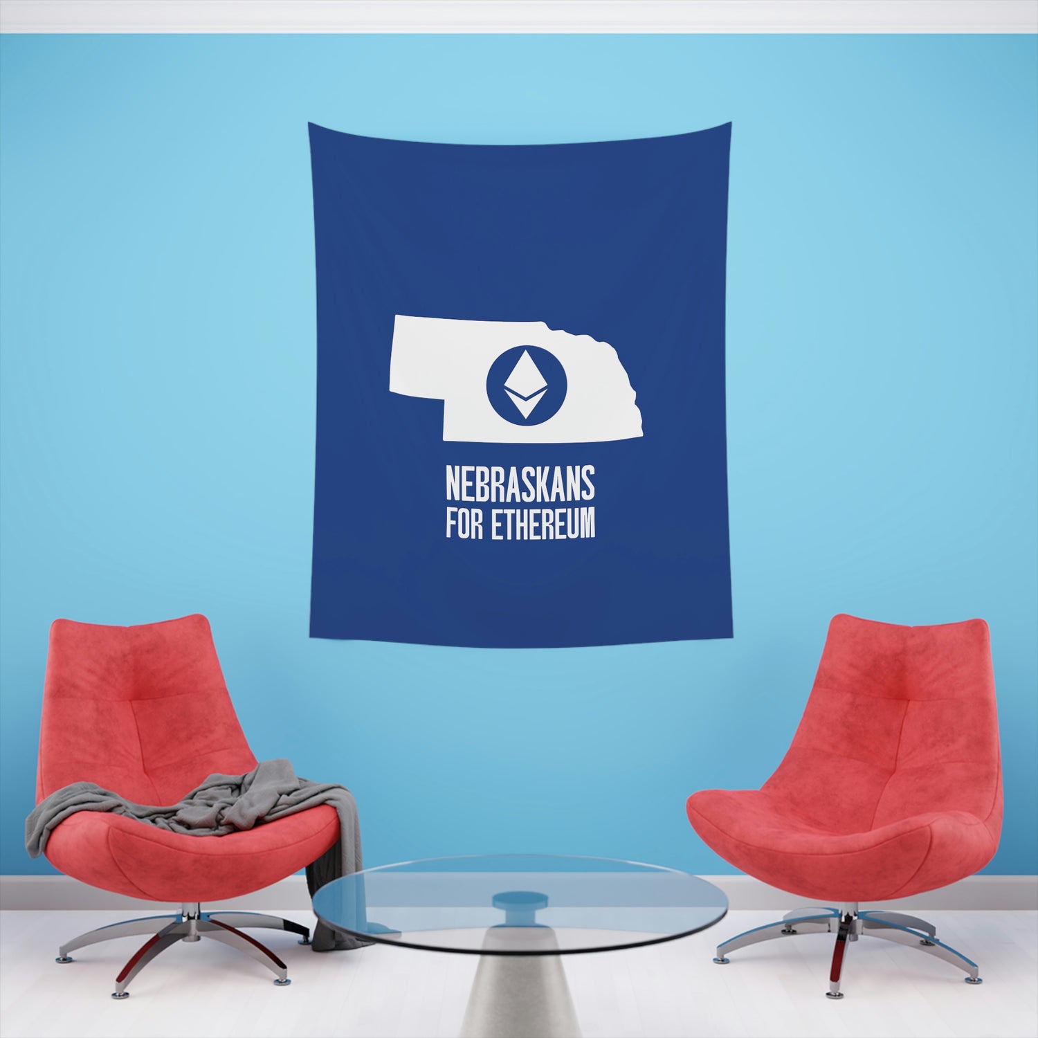 Nebraskans for Ethereum | Wall Tapestry