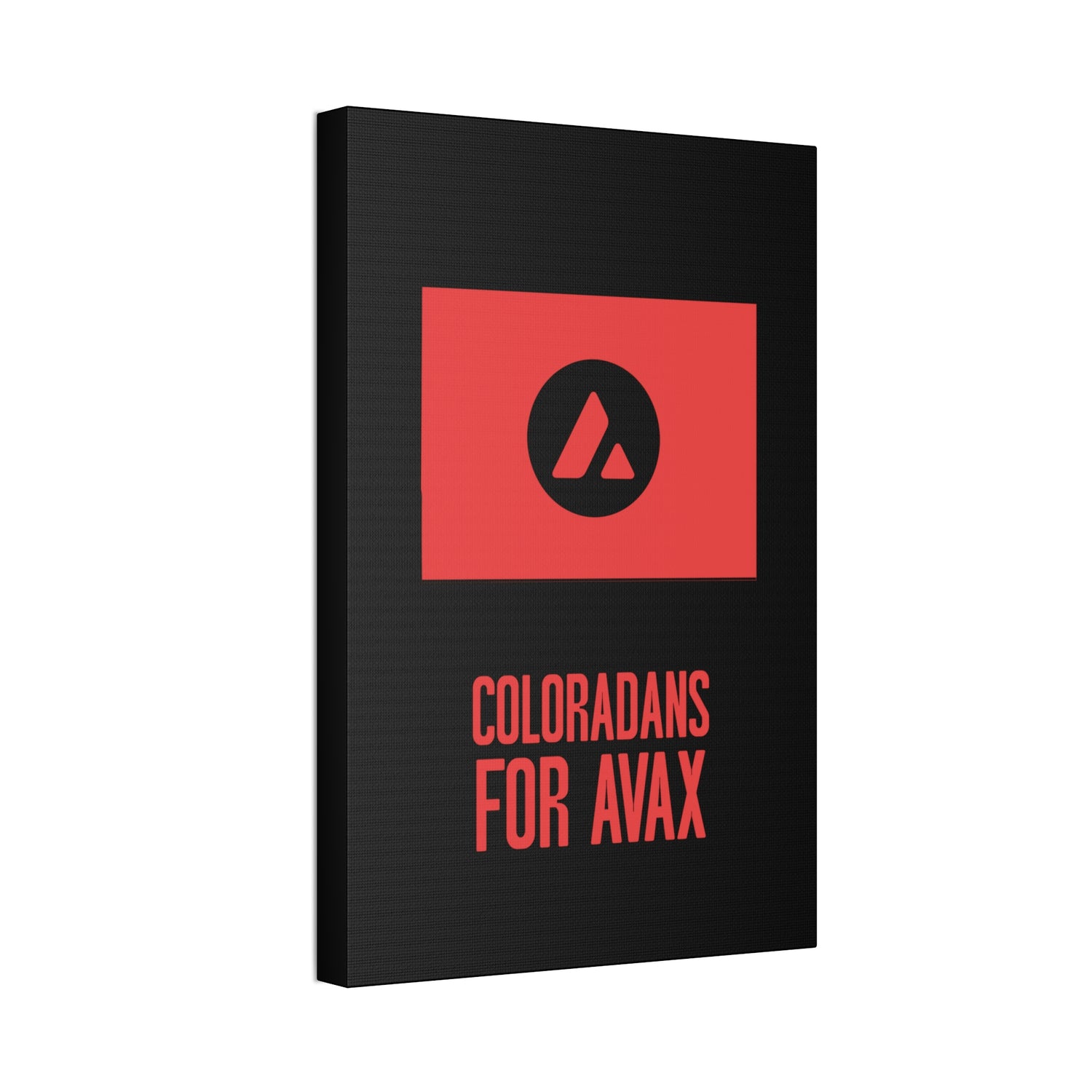 Coloradans for Avax | Wall Canvas