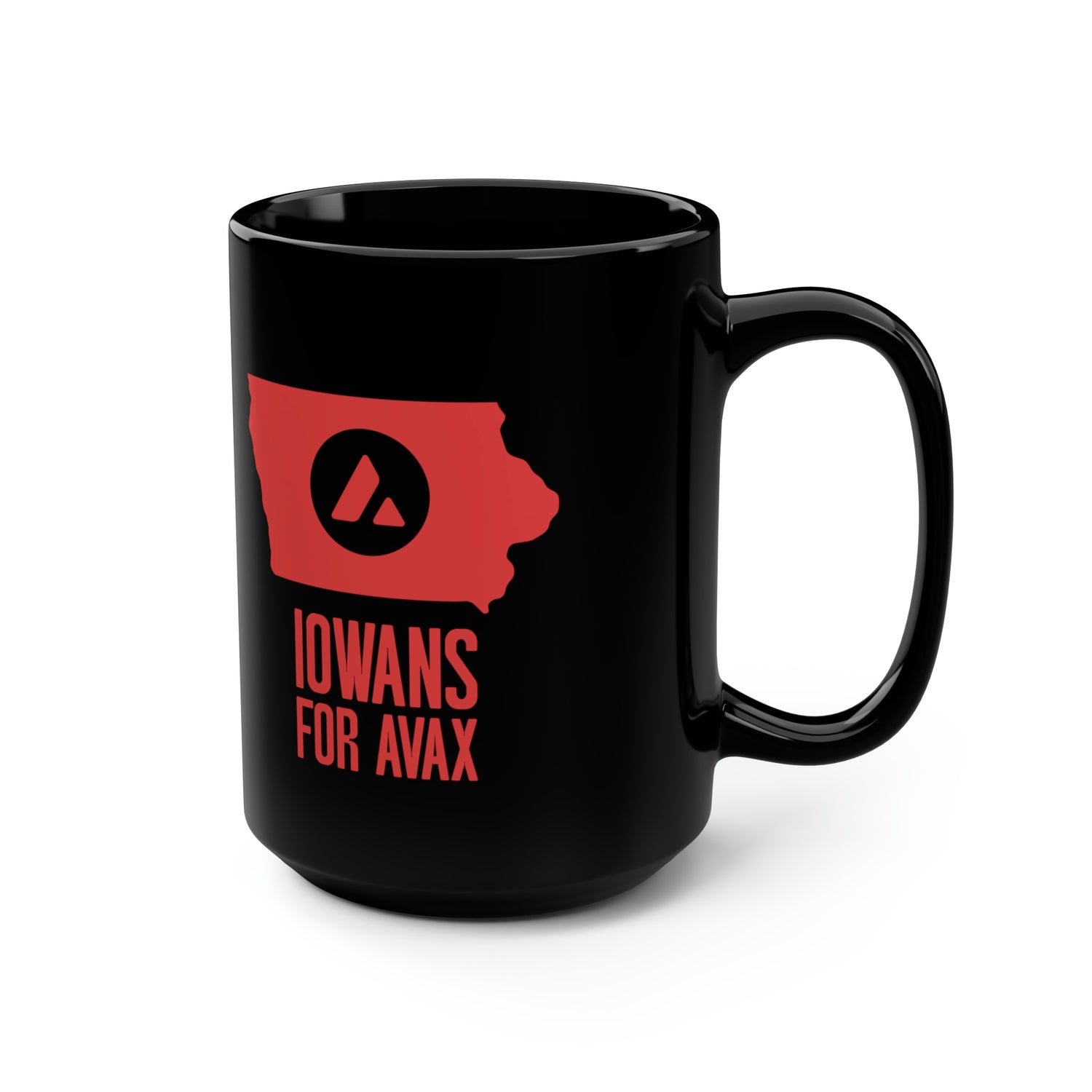 Iowans for Avax | Black Mug