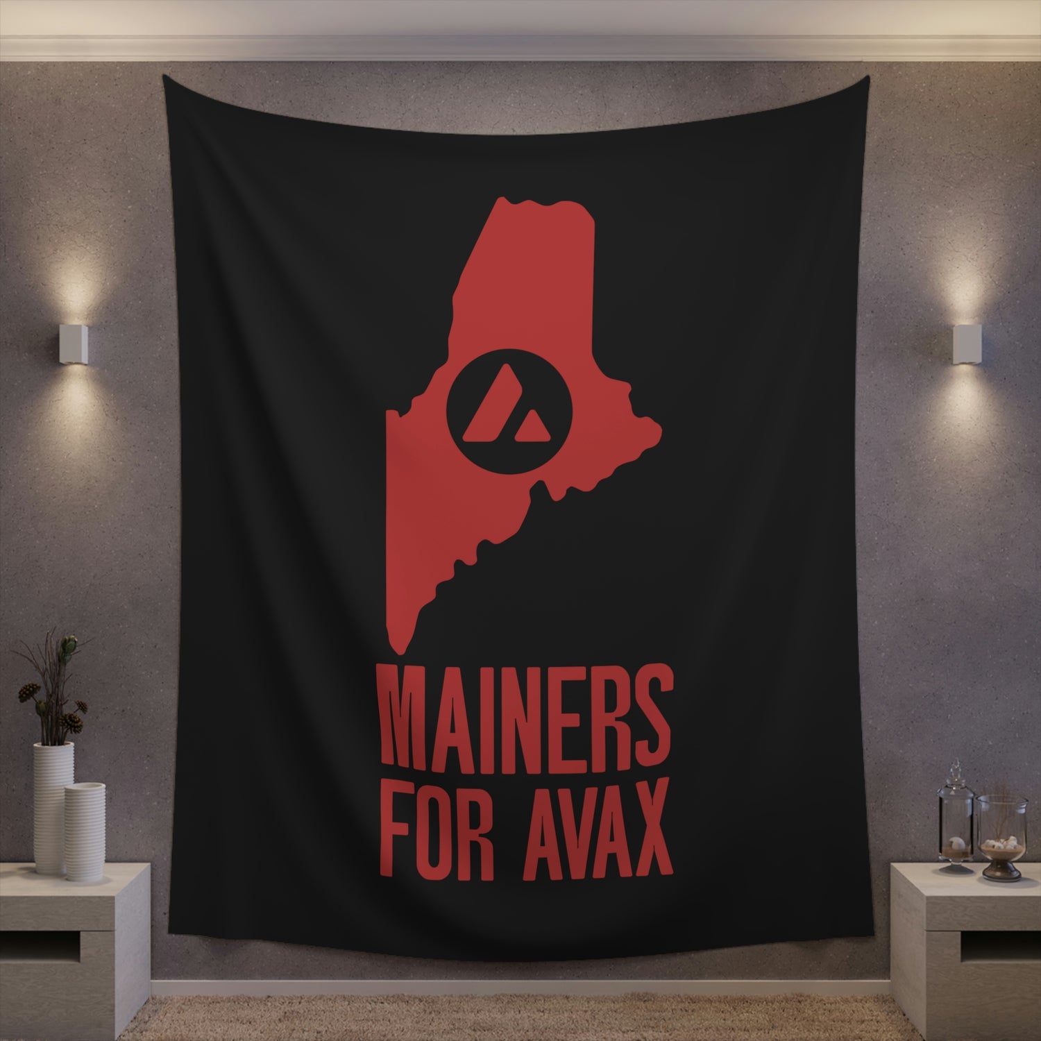 Mainers for Avax | Wall Tapestry