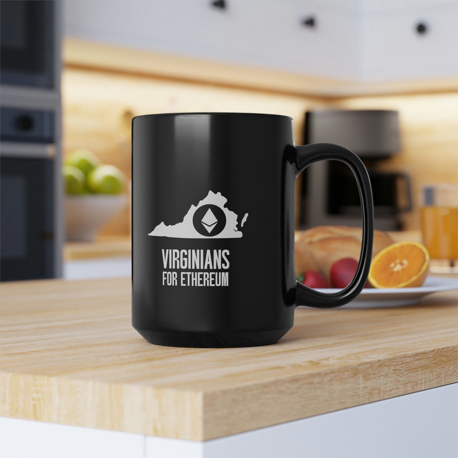 Virginians for Ethereum | Black Mug