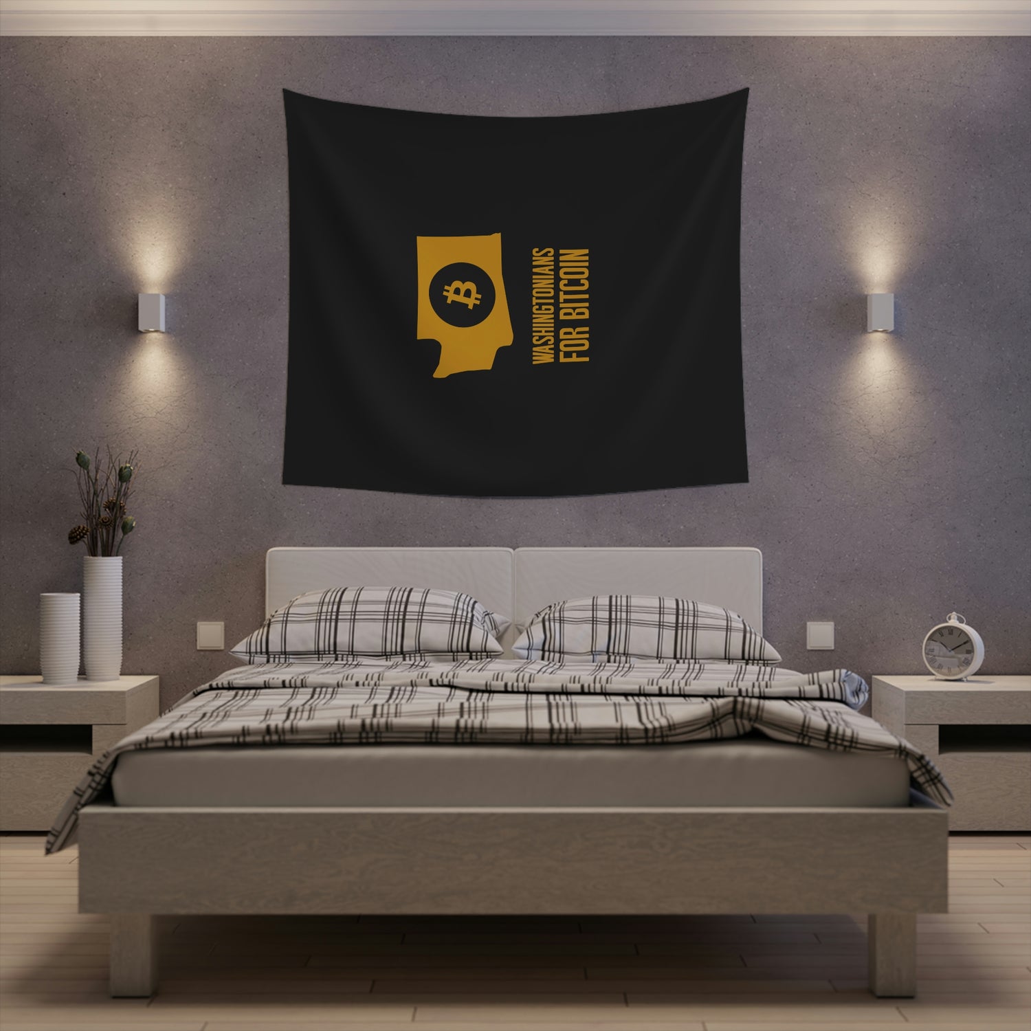 Washingtonians State for Bitcoin | Wall Tapestry