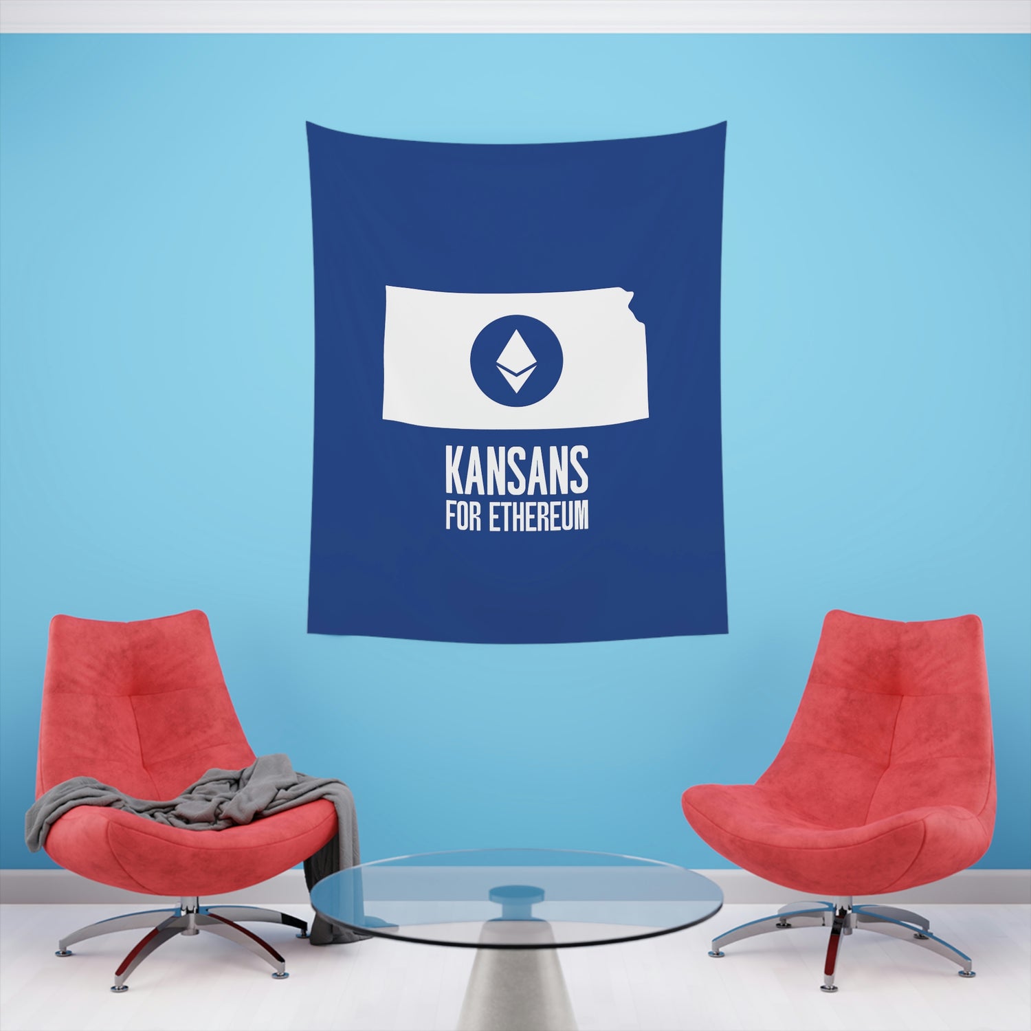 Kansans for Ethereum | Wall Tapestry