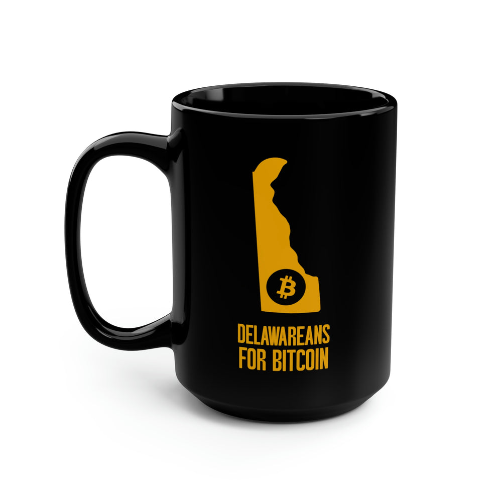 Delawareans for Bitcoin | Black Mug