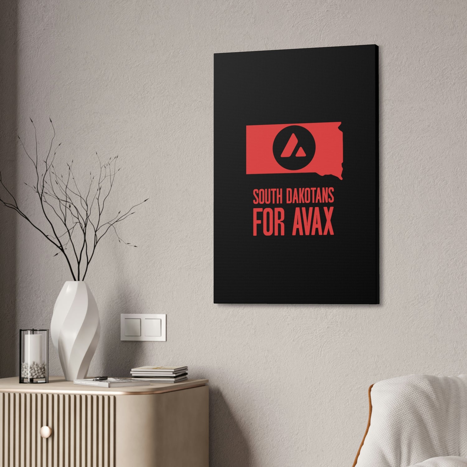 South Dakotans for Avax | Wall Canvas