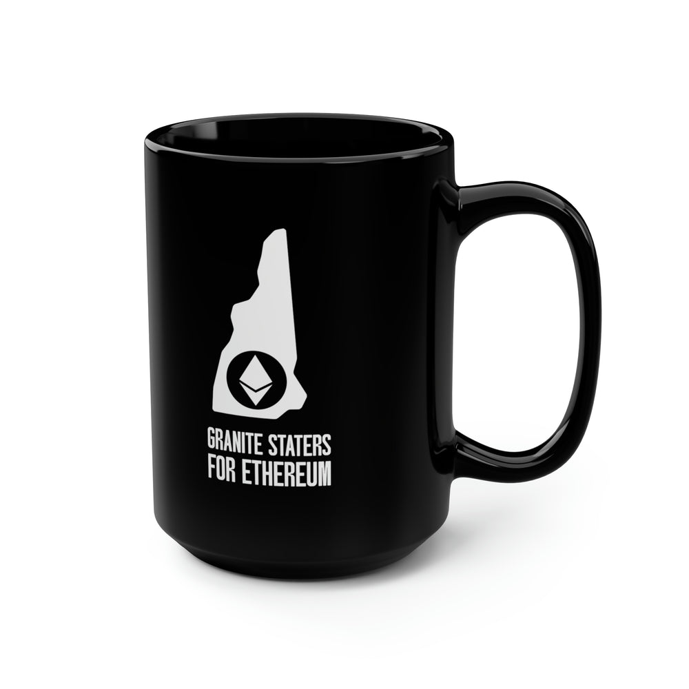 Granite Staters for Ethereum | Black Mug