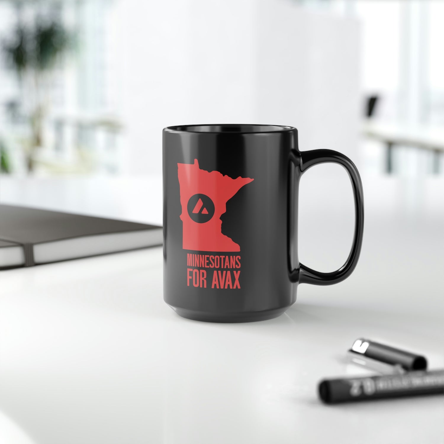 Minnesotans for Avax | Black Mug