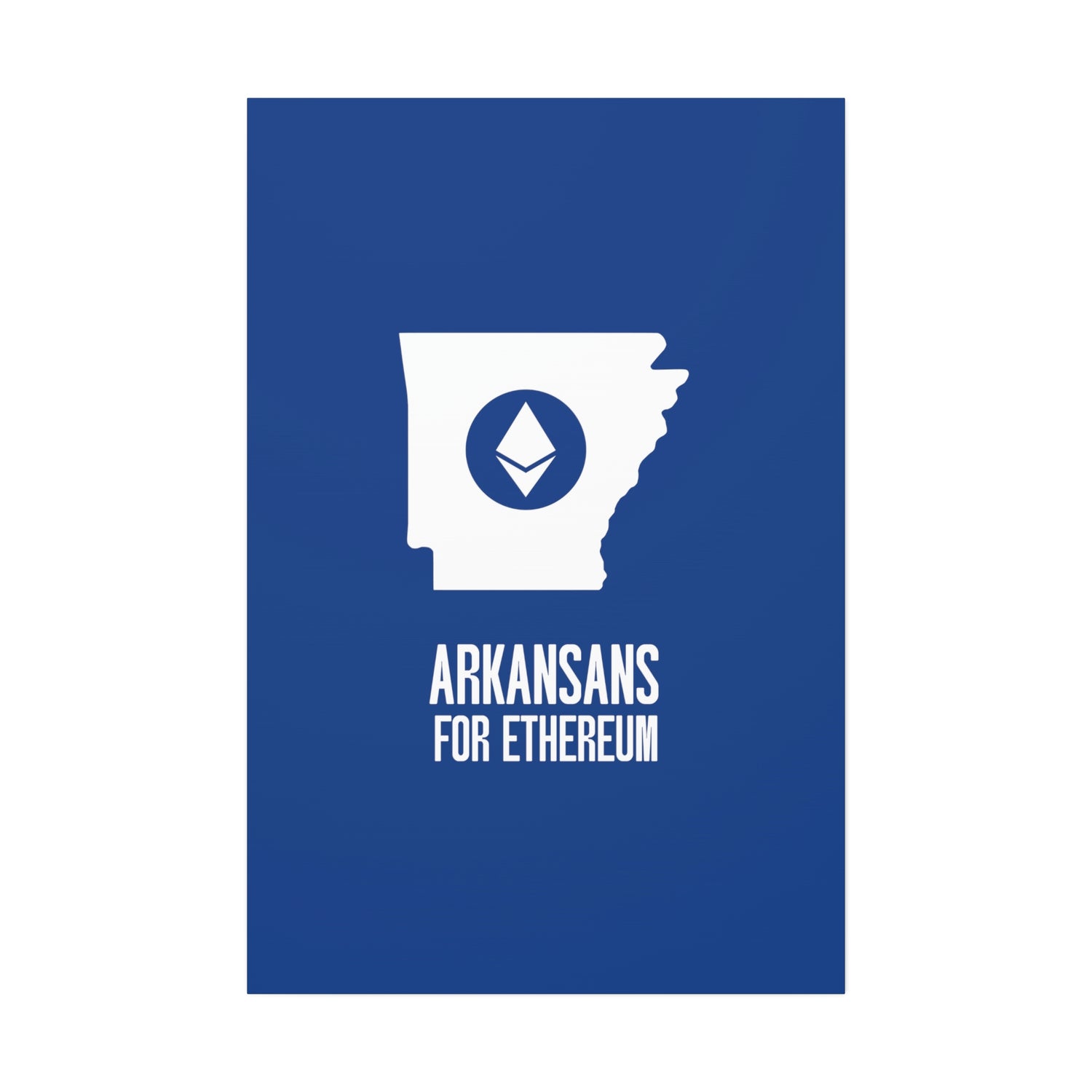 Arkansans for Ethereum | Wall Canvas