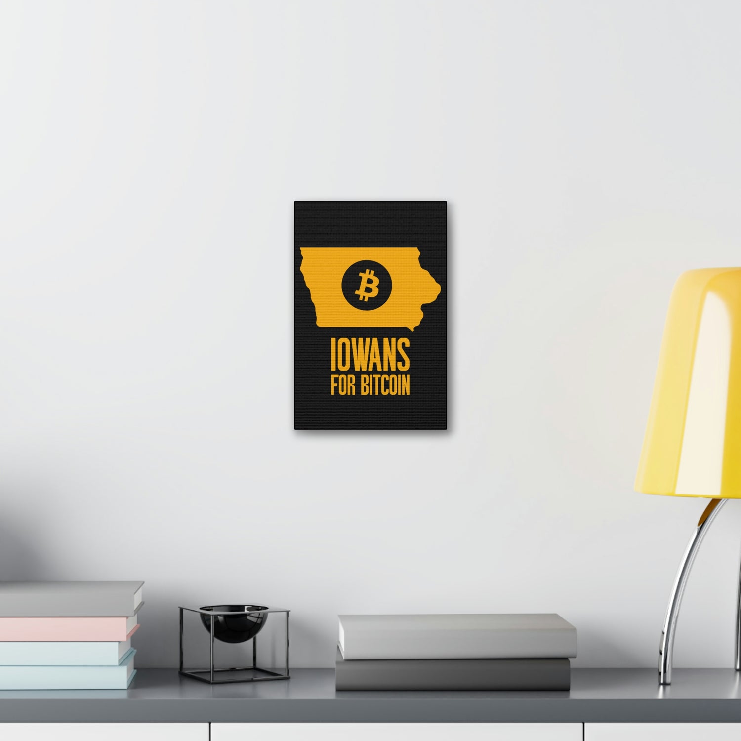 Iowans for Bitcoin | Wall Canvas